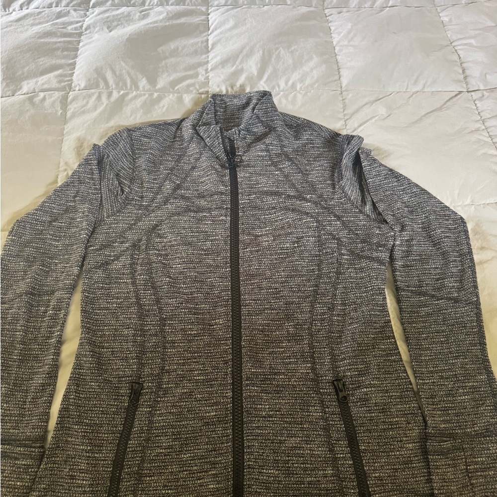 Lululemon Define Jacket Women's Black and Gray Size 12